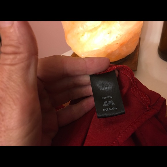 Torrid/Large/ size 0/maroon shirt - Picture 8 of 8